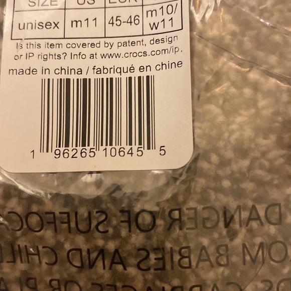 Crocs NWT WU-Tang mens size 11 USA sold out just got out da mailbox Blac&yellow - Picture 5 of 17